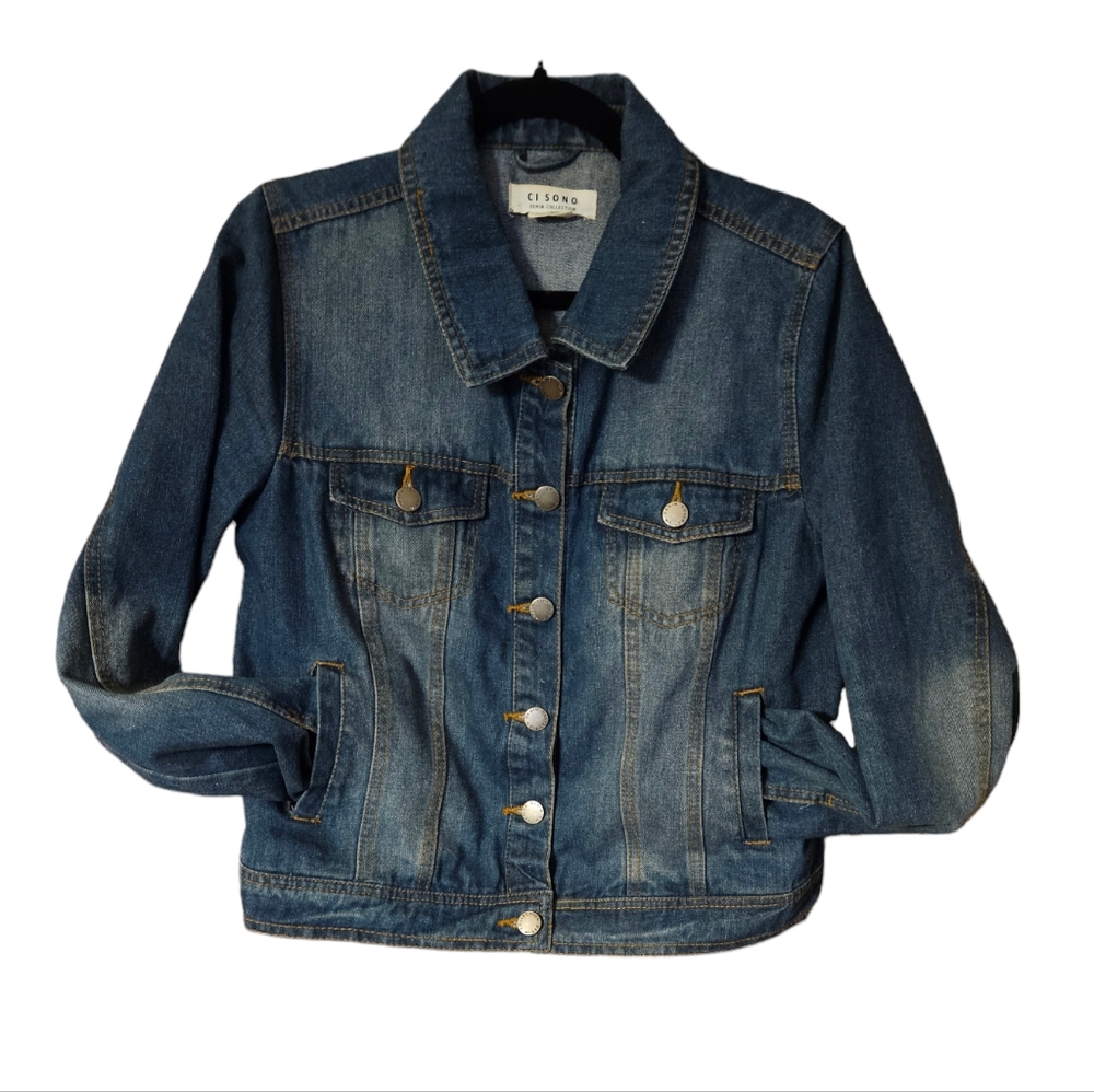 Ci Sono Jean Jacket Dark Wash (fit M or L best)